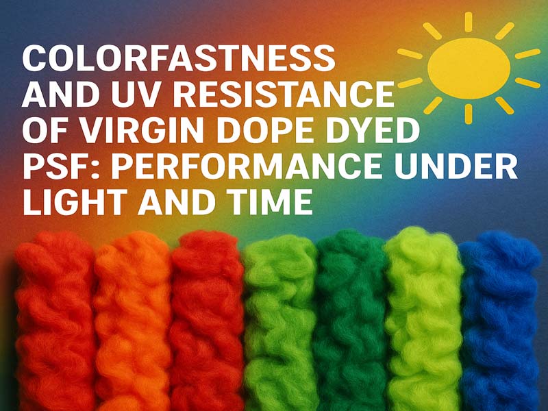Colorfastness and UV Resistance of Virgin Dope Dyed PSF