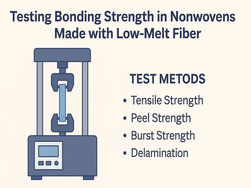 Test Bonding Strength in Nonwovens Made with Low-Melt Fiber