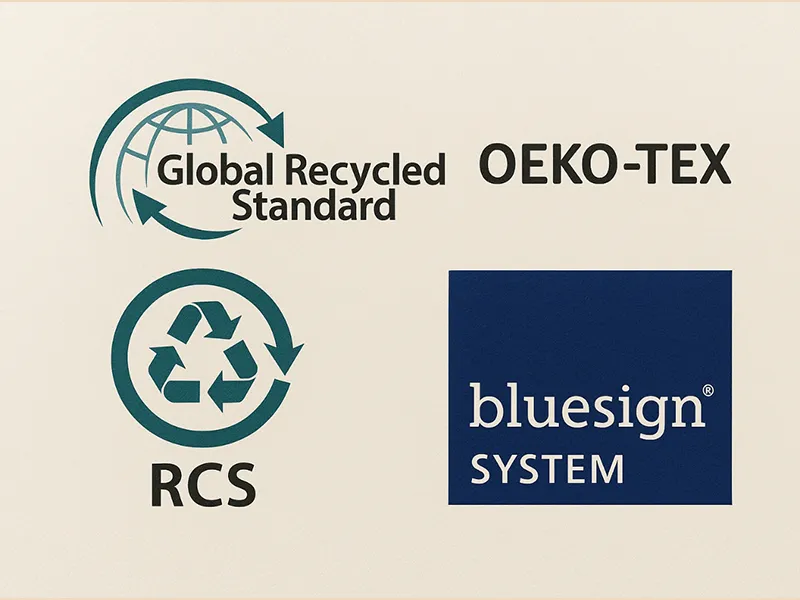 Certifications for Recycled Polyester Staple Fiber (rPSF)
