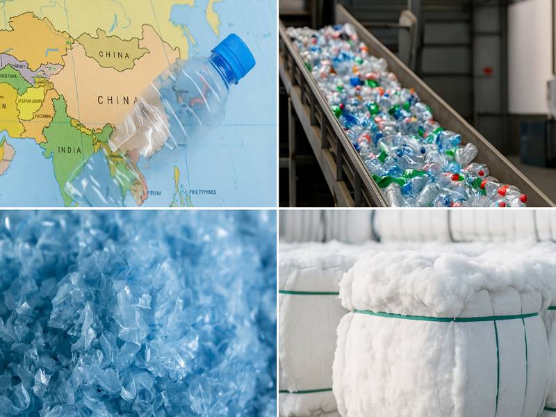 Supply Chains of Recycled Polyester Staple Fiber