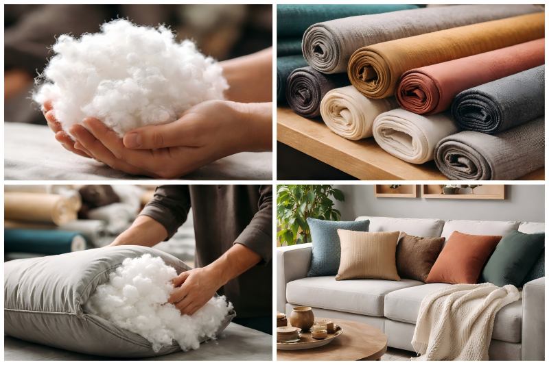 Polyester Staple Fiber in Sofa and Upholstery Fabrics-1