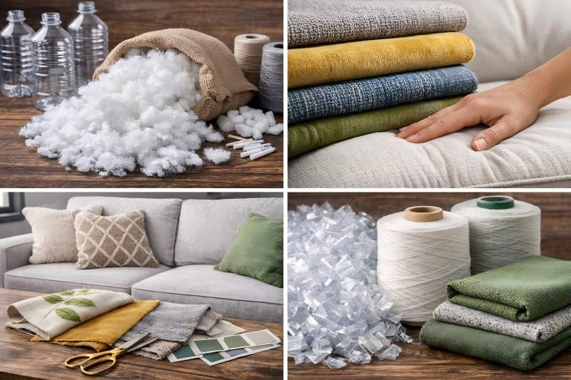 Polyester Staple Fiber in Sofa and Upholstery Fabrics